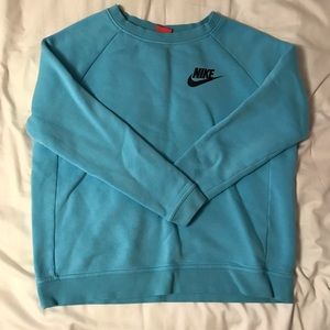 NIKE Bright Blue Crewneck